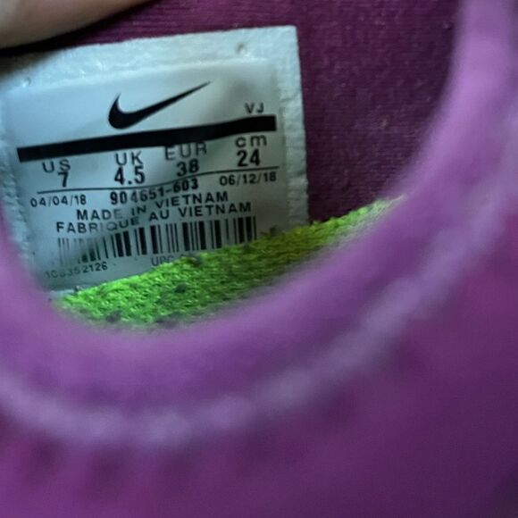 Nike Trainers Purple 7 - Picture 9 of 9